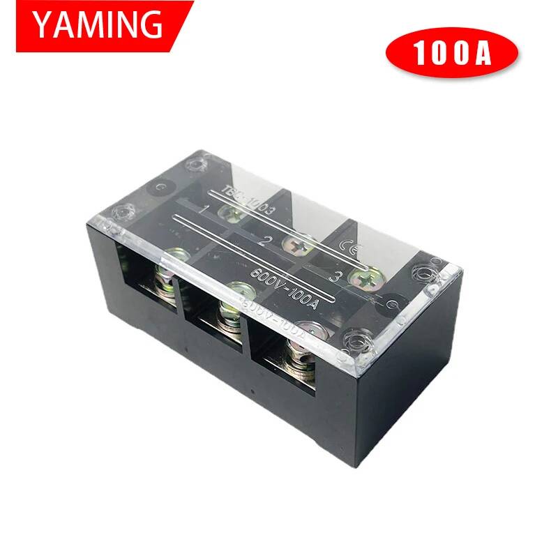 Screw Terminal Block - 2 Stück TBC-1003 100A 3P 600V