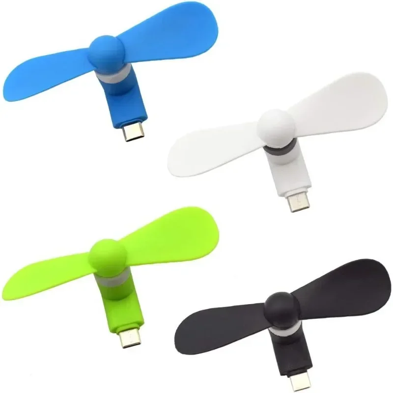Micro Usb Cable - Typ-C Mini Tragbarer Mikro-Ventilator, Handy-Mini-Ventilator, Powerbank-Kühlventilator,