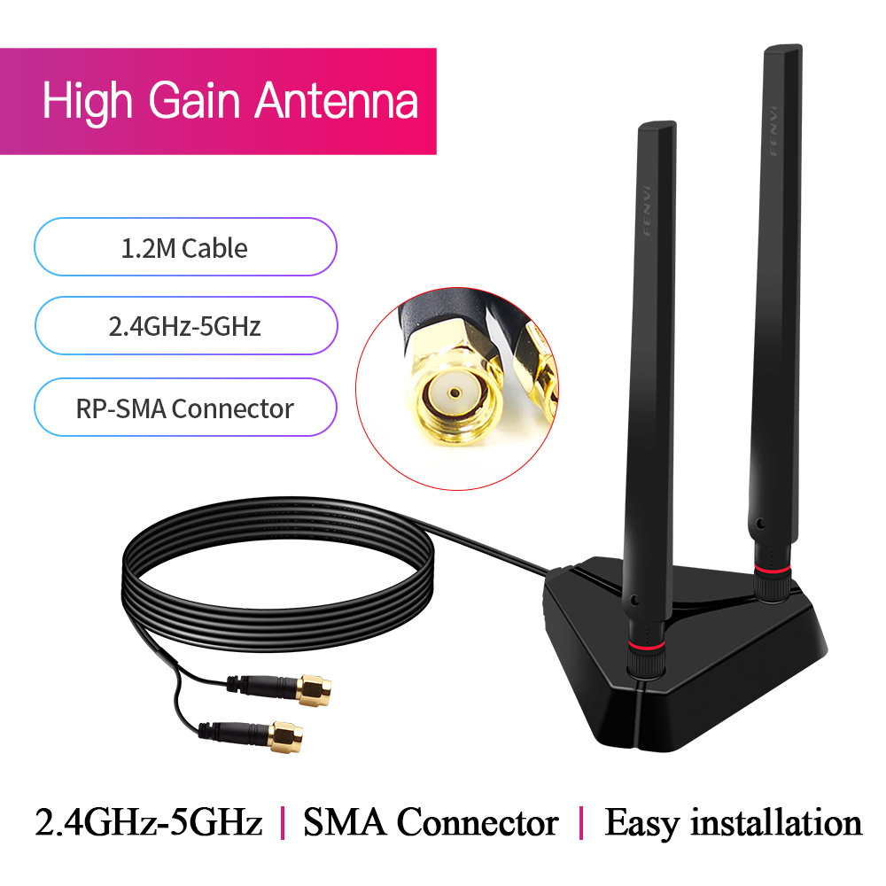 Ipex Connector - WiFi Antenne RP-SMA Stecker Dual Band