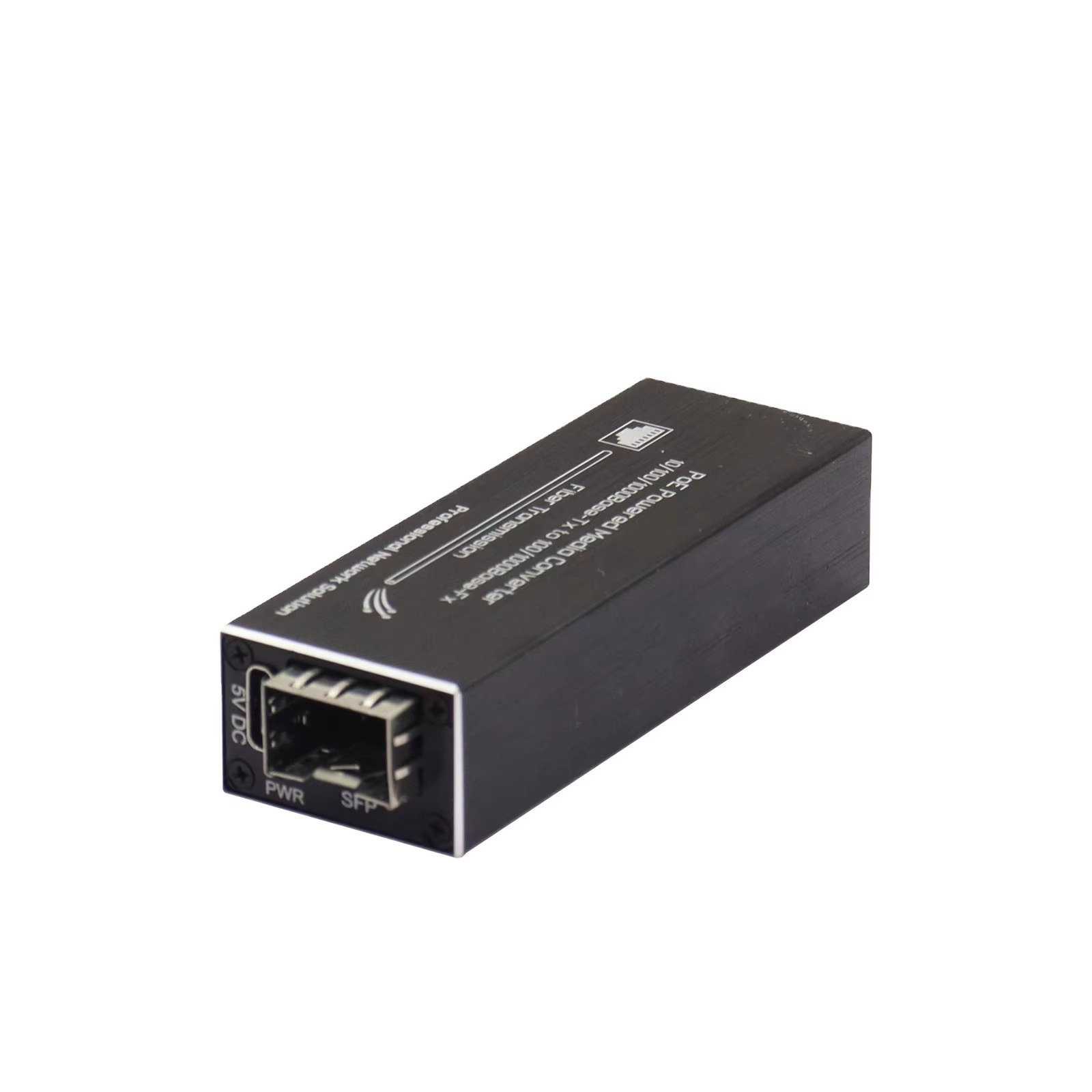 Dc Dc Converter - 10/100/1000Mbps Ethernet-zu-SFP-PoE-Faser-Medienkonverter, DC 5~15V (Typ-C) oder