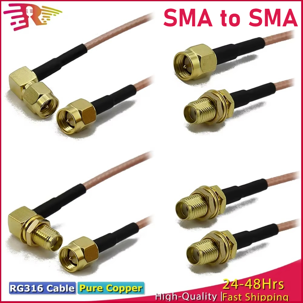 Jumper Wire Kit - Premium RG316 SMA auf SMA Stecker