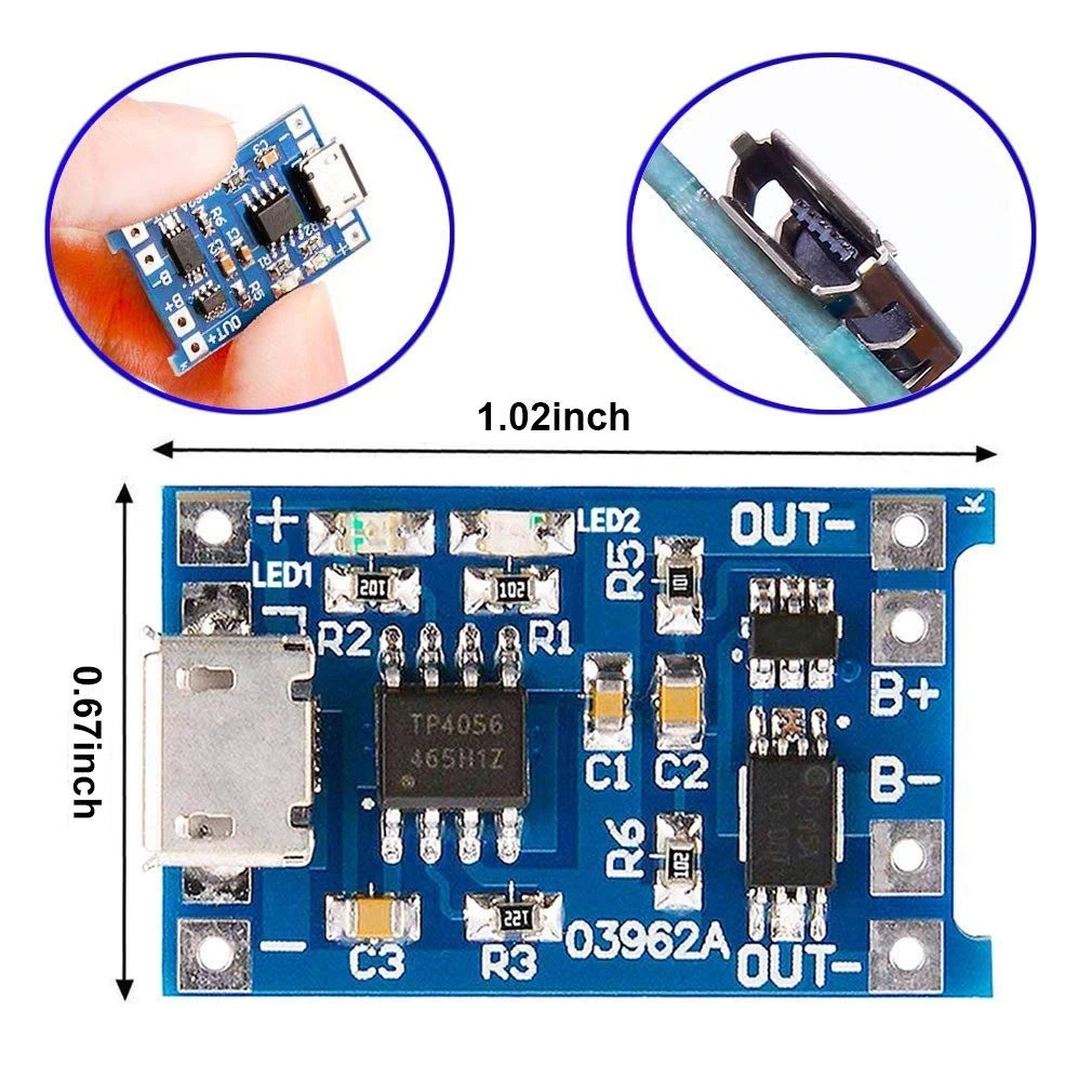1-20PCS Typ-c/Micro/Mini USB 5 – Tp4056 Module Bewertung und Preis