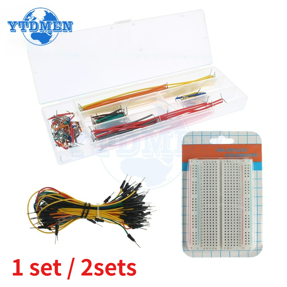1/2 Sets Breadboards Jumper Wi – Breadboard 400 Point Bewertung und Preis