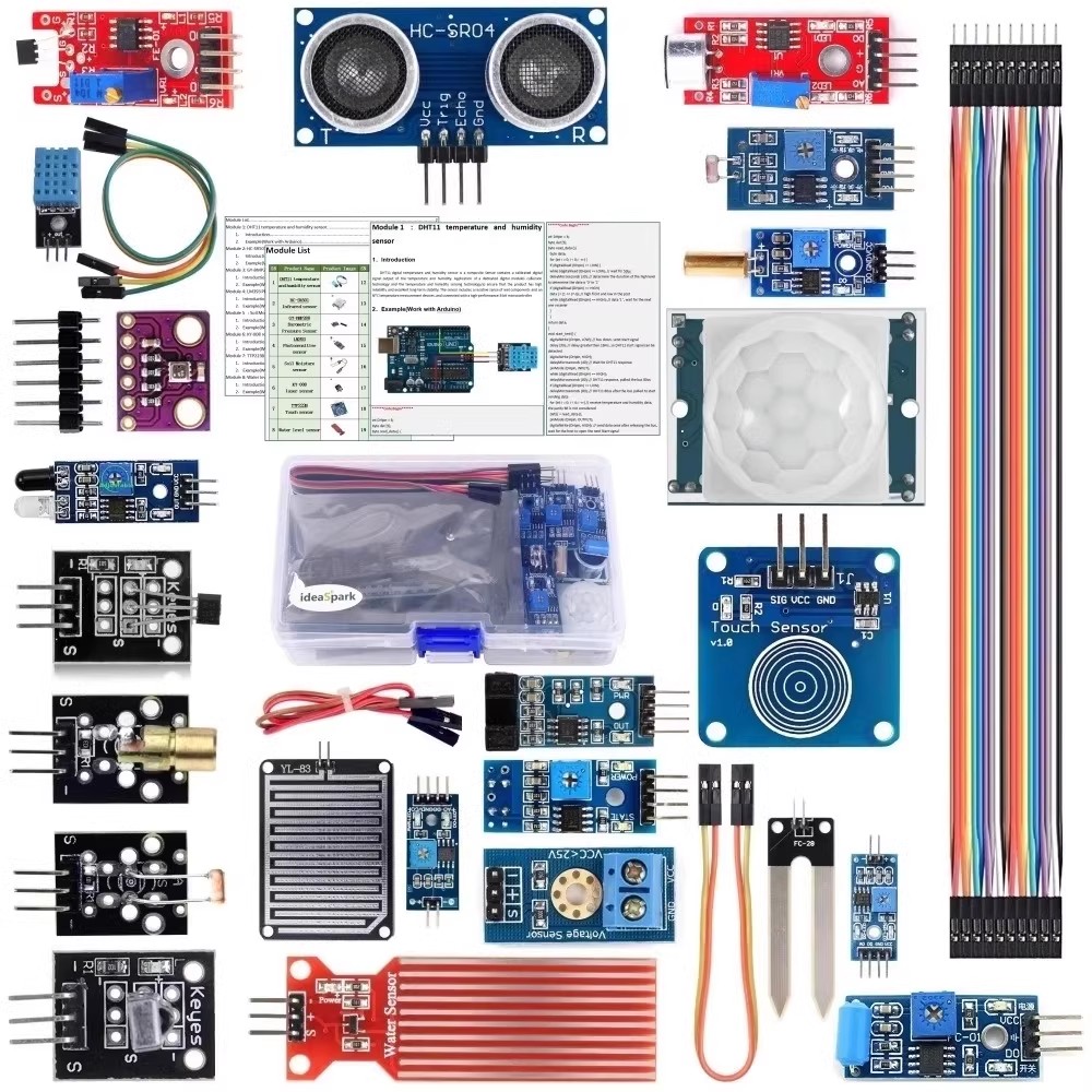 22-in-1-Sensor-Kit, Modul-Kit  – Breadboard 400 Point Bewertung und Preis