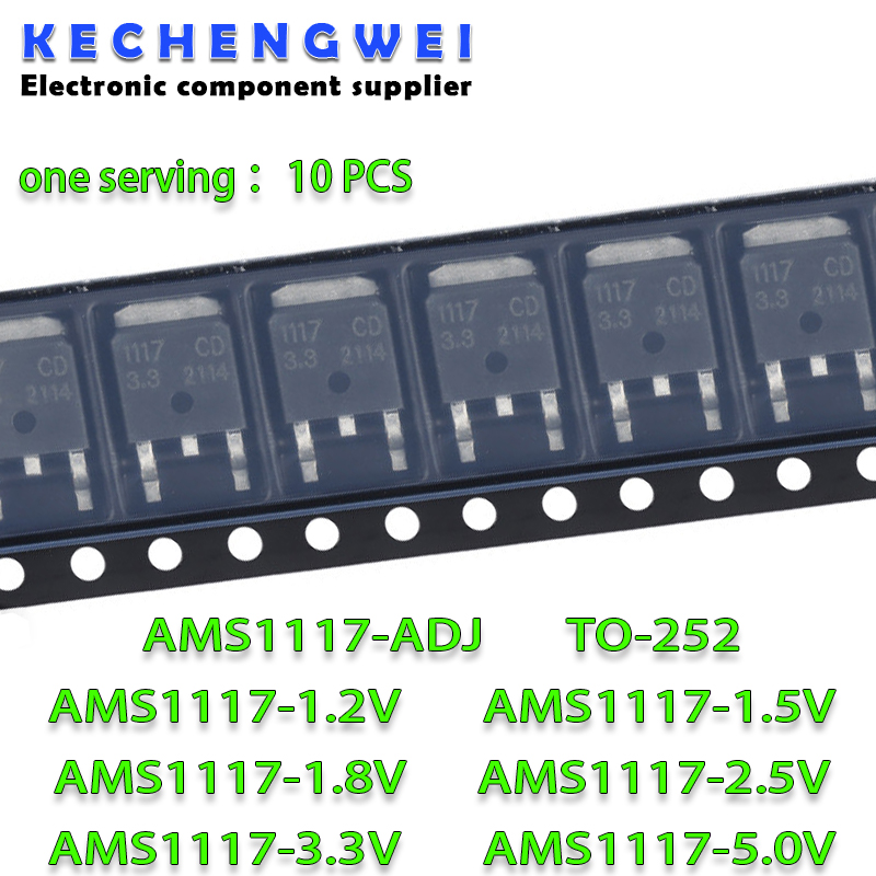 10 Teile/los AMS1117CD-ADJ AMS – Ams1117 Module Bewertung und Preis