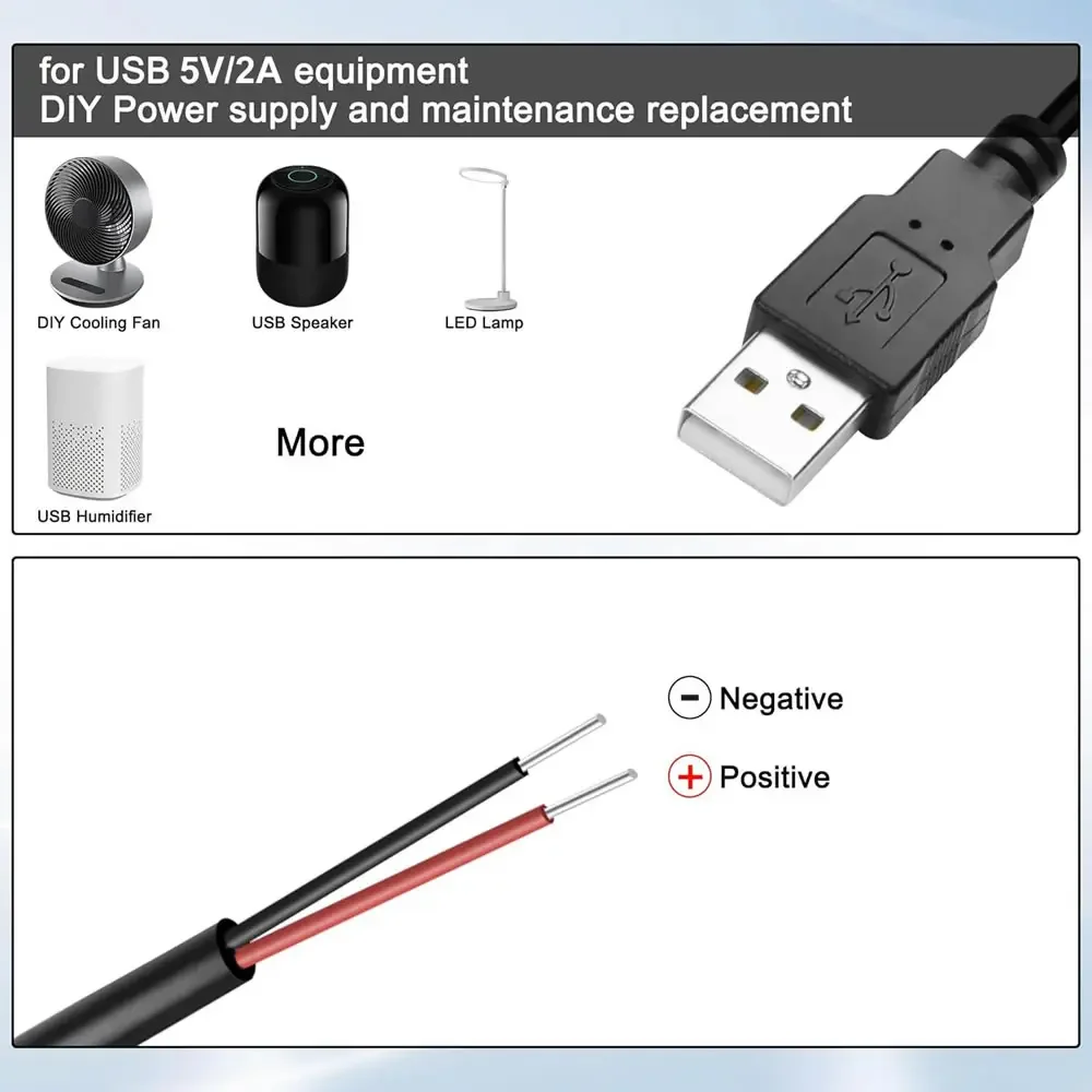 DC 2-poliges USB-Stromkabel, U – Ipex Connector Bewertung und Preis