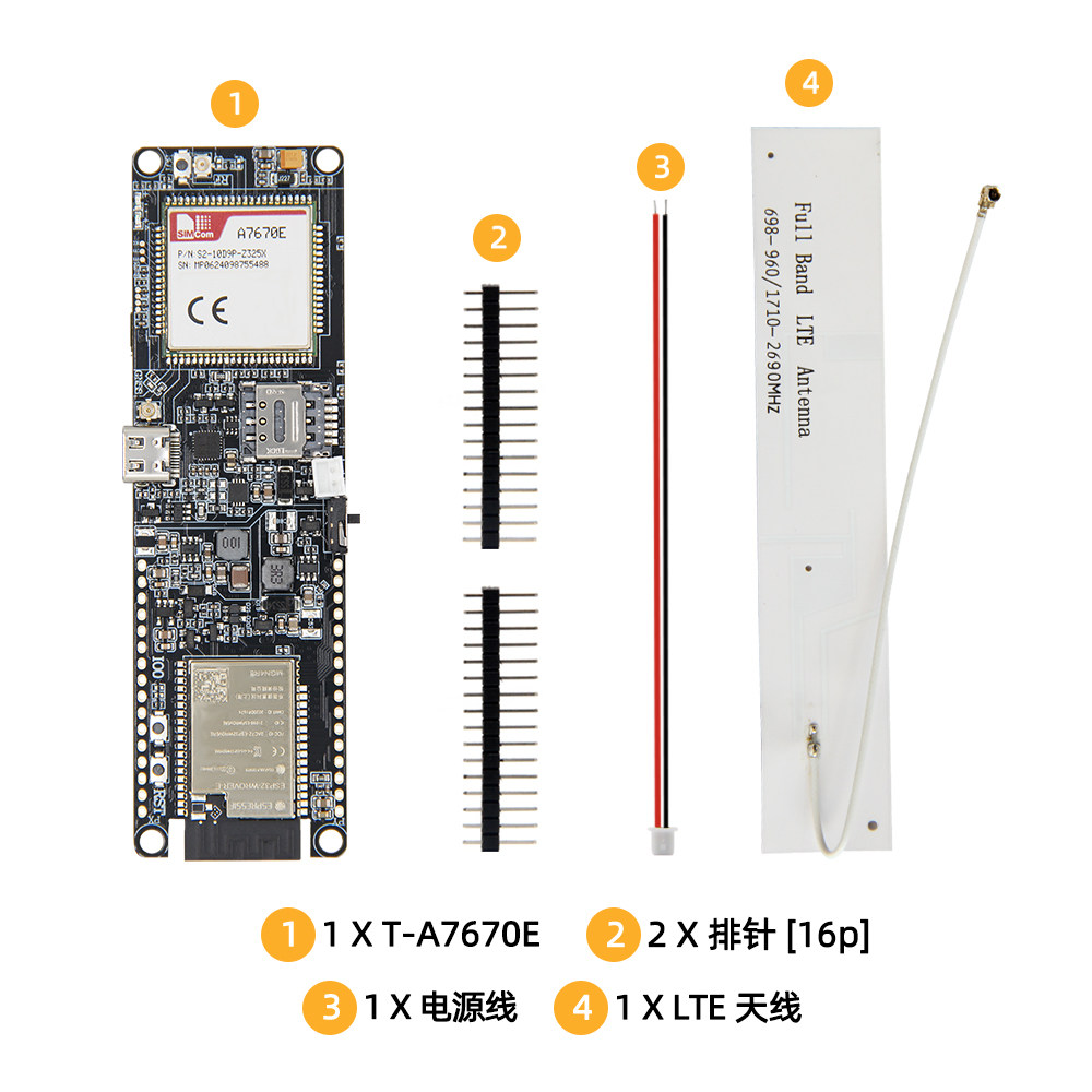LILYGO T-A7670E ESP32 Modul, u – Esp32 Battery Holder Lipo Bewertung und Preis