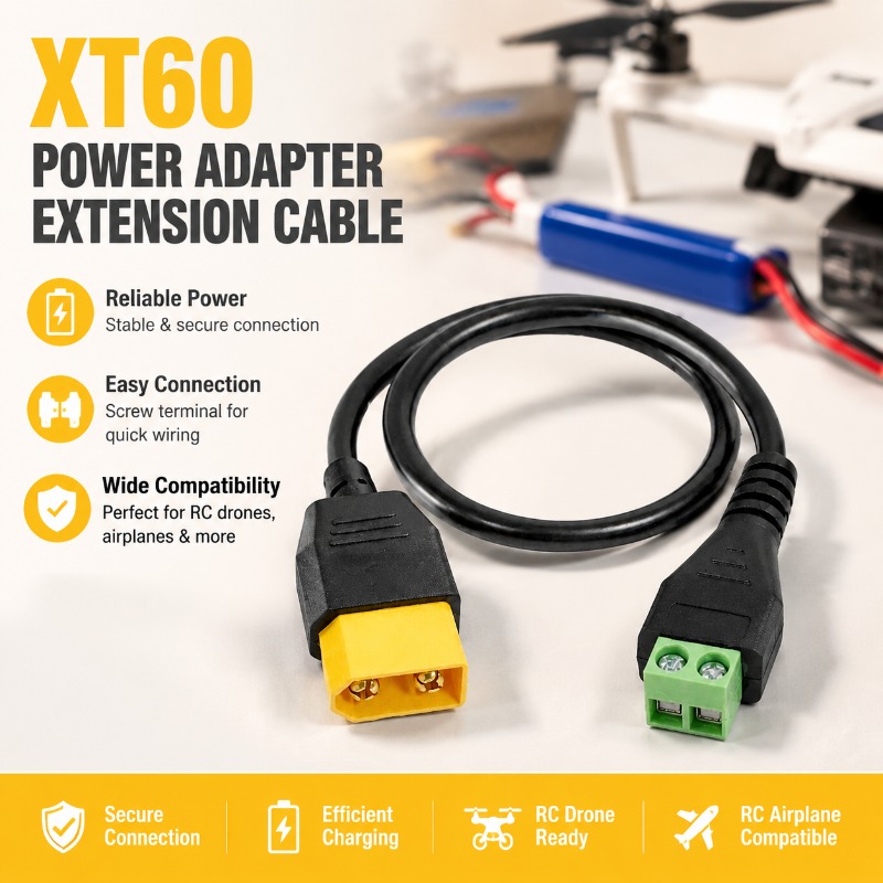 XT60 Stecker- und Buchsenadapt – Screw Terminal Block Bewertung und Preis