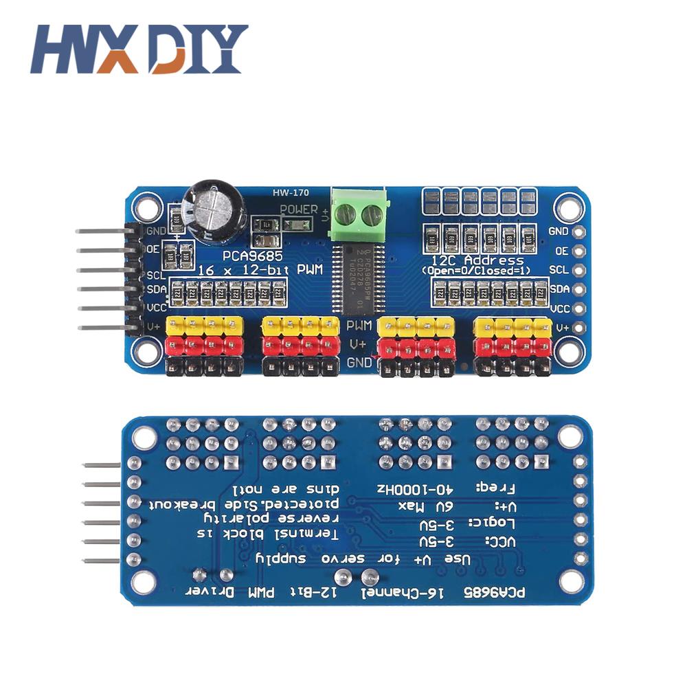 1–5 Stück PCA9685 16-Kanal 12- – Breadboard 400 Point Bewertung und Preis