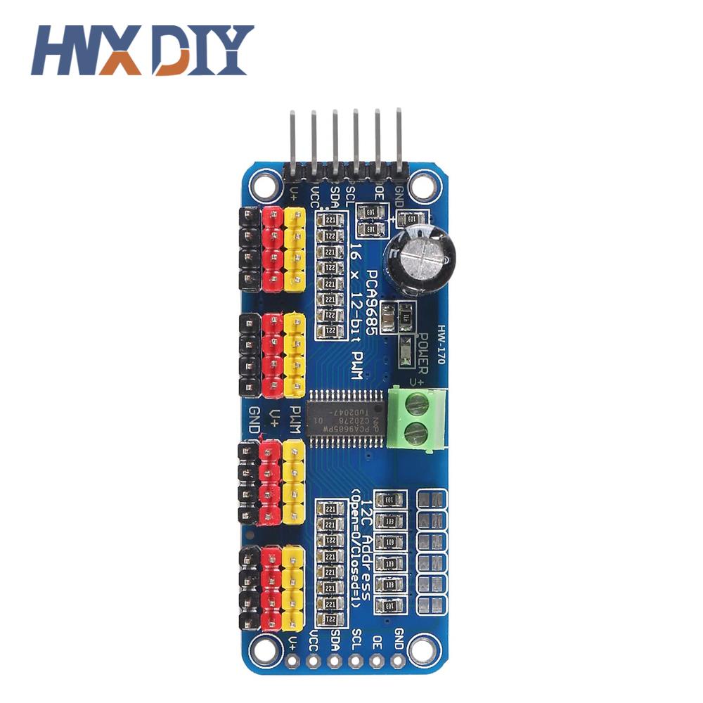 1–5 Stück PCA9685 16-Kanal 12- – Breadboard 400 Point Bewertung und Preis