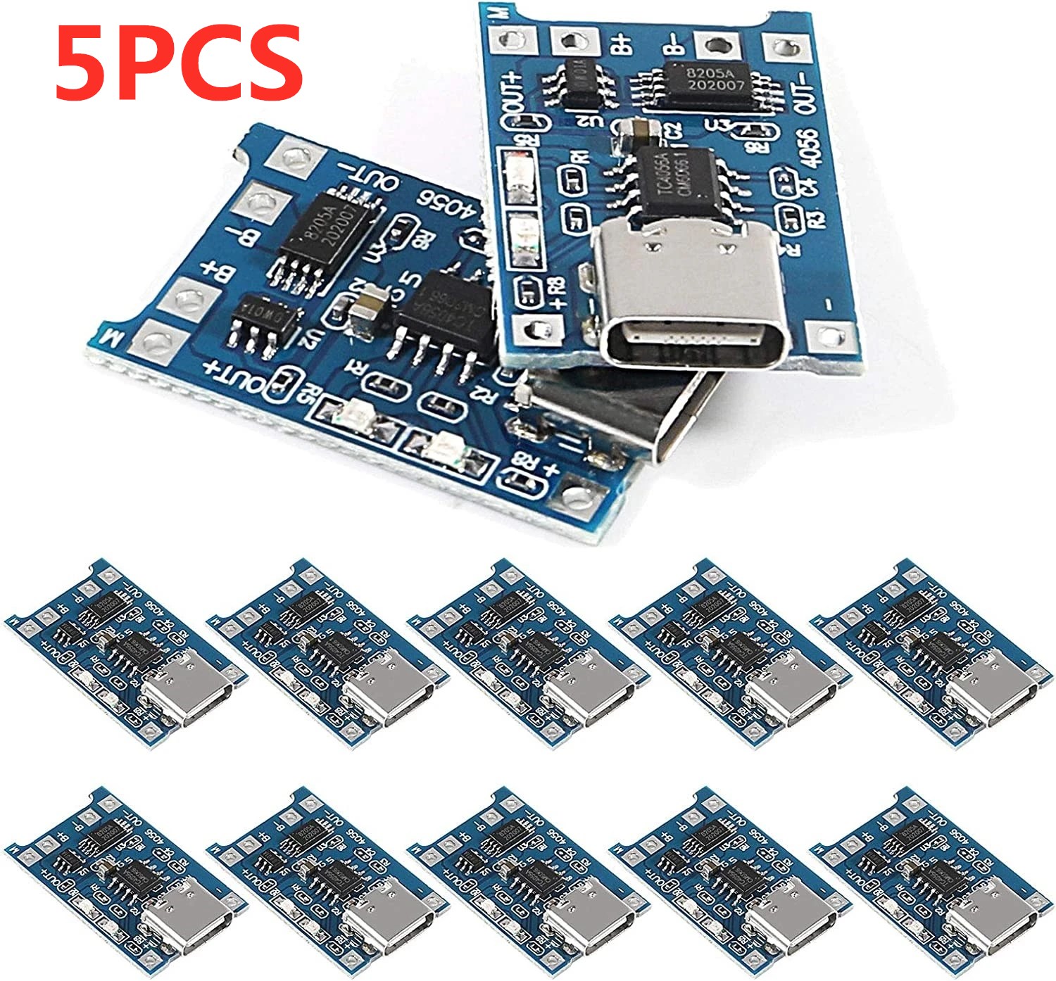 2/5 STÜCK Typ-C Micro Mini 5V1 – Li Ion Charger Module Bewertung und Preis