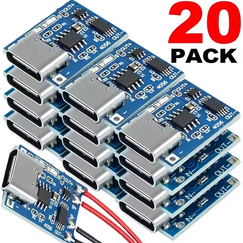 USB-Typ-C-Lademodule TP4056, 5 – Tp4056 Module Bewertung und Preis